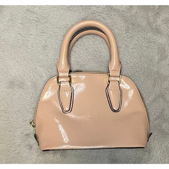 Steve Madden Pale Powder Pink Patent Leather Mini Handbag New Without Tags - Picture 2 of 4